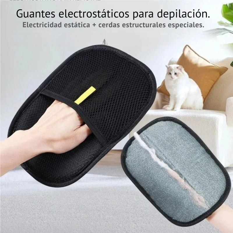 Pelux Clean Pro [ Guantes electrostáticos para pelo de mascotas ]