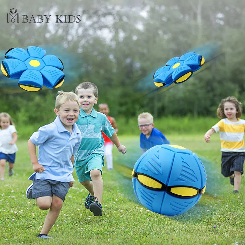 Pelota para niños y perros, Disco de lanzamiento plano, Deportes interactivos al aire libre