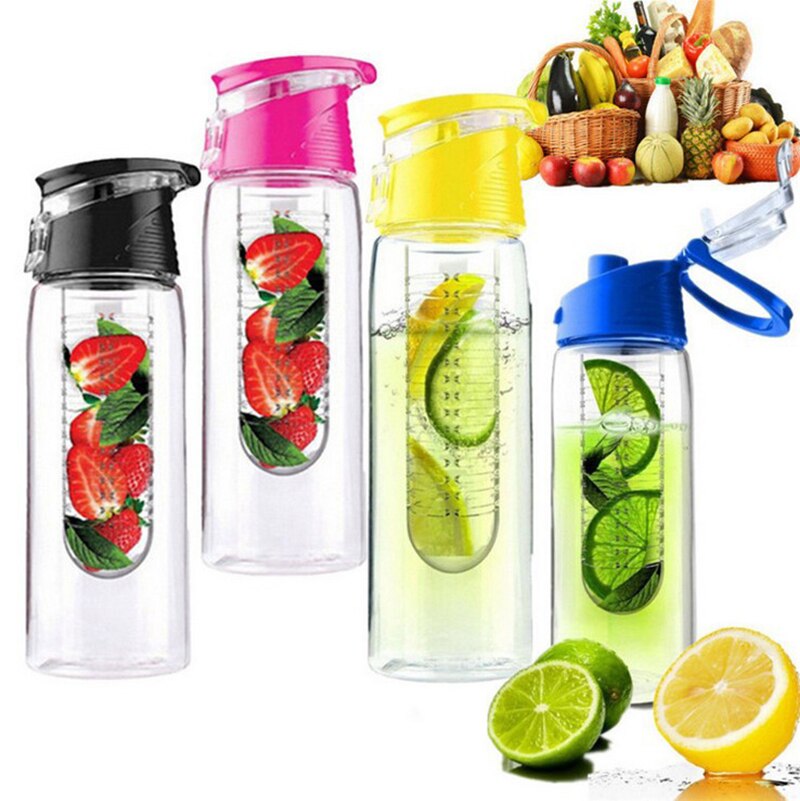 Portable fruta Infusor Infusor Botella de agua  800 ML