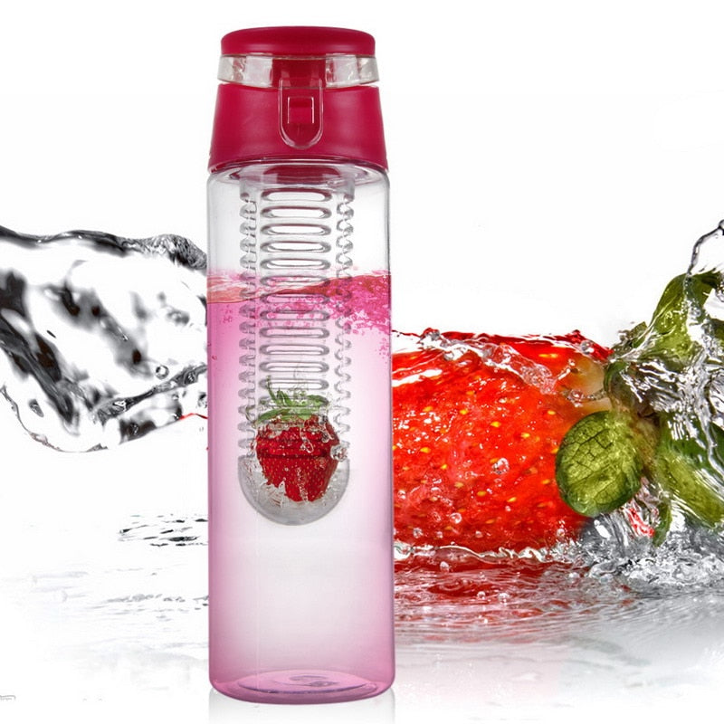 Portable fruta Infusor Infusor Botella de agua  800 ML