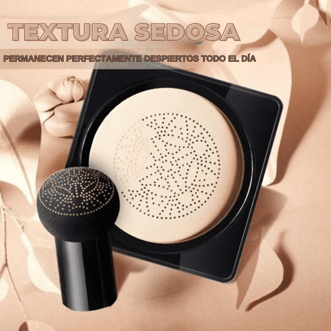 CC CREAM - Maquillaje con pincel esponja con cabeza de seta